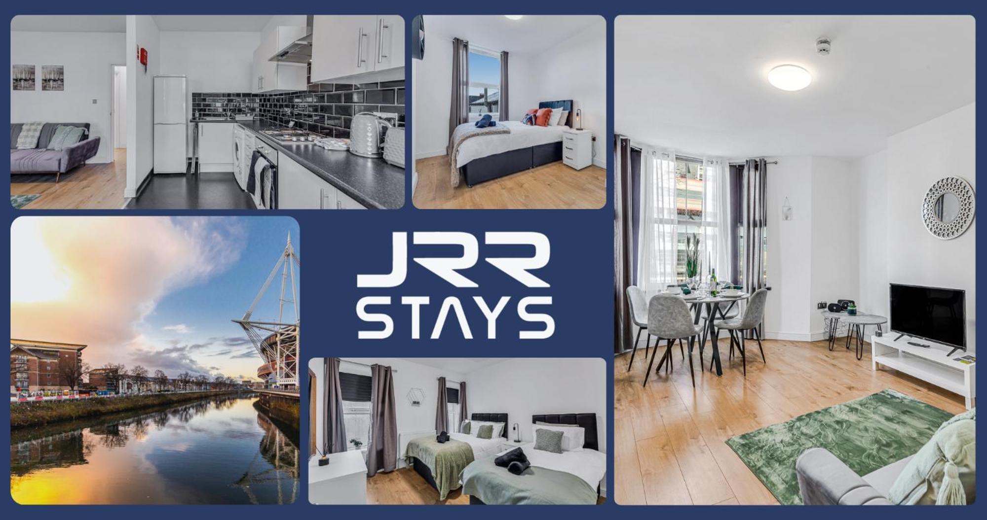 Cardiff Stylish 2 Bedroom Sleeps 6 Wi-Fi - Jrr Stays Dış mekan fotoğraf